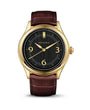 Amare Gold memorial watch — chestnut brown strap