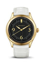 Amare Gold memorial watch — white strap