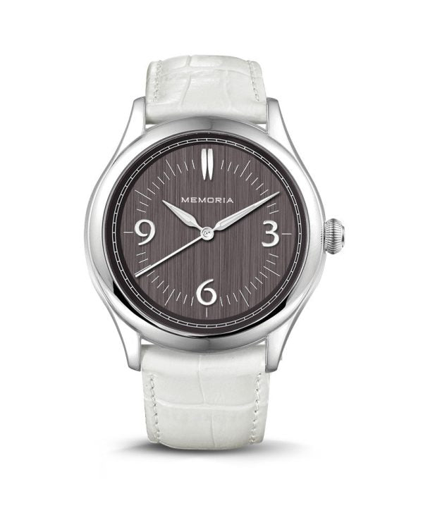 Amare Misty memorial watch — white strap