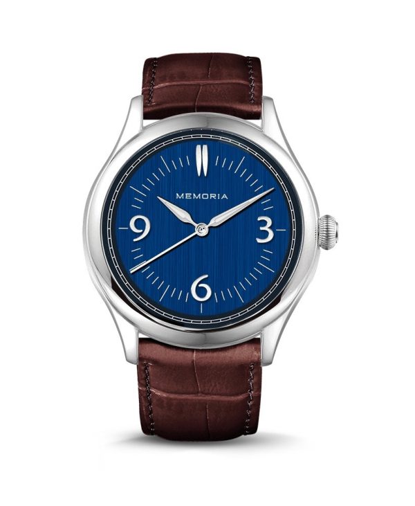Amare Ocean memorial watch — chestnut brown strap