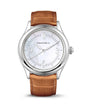 Amare Pearl memorial watch — cognac brown strap