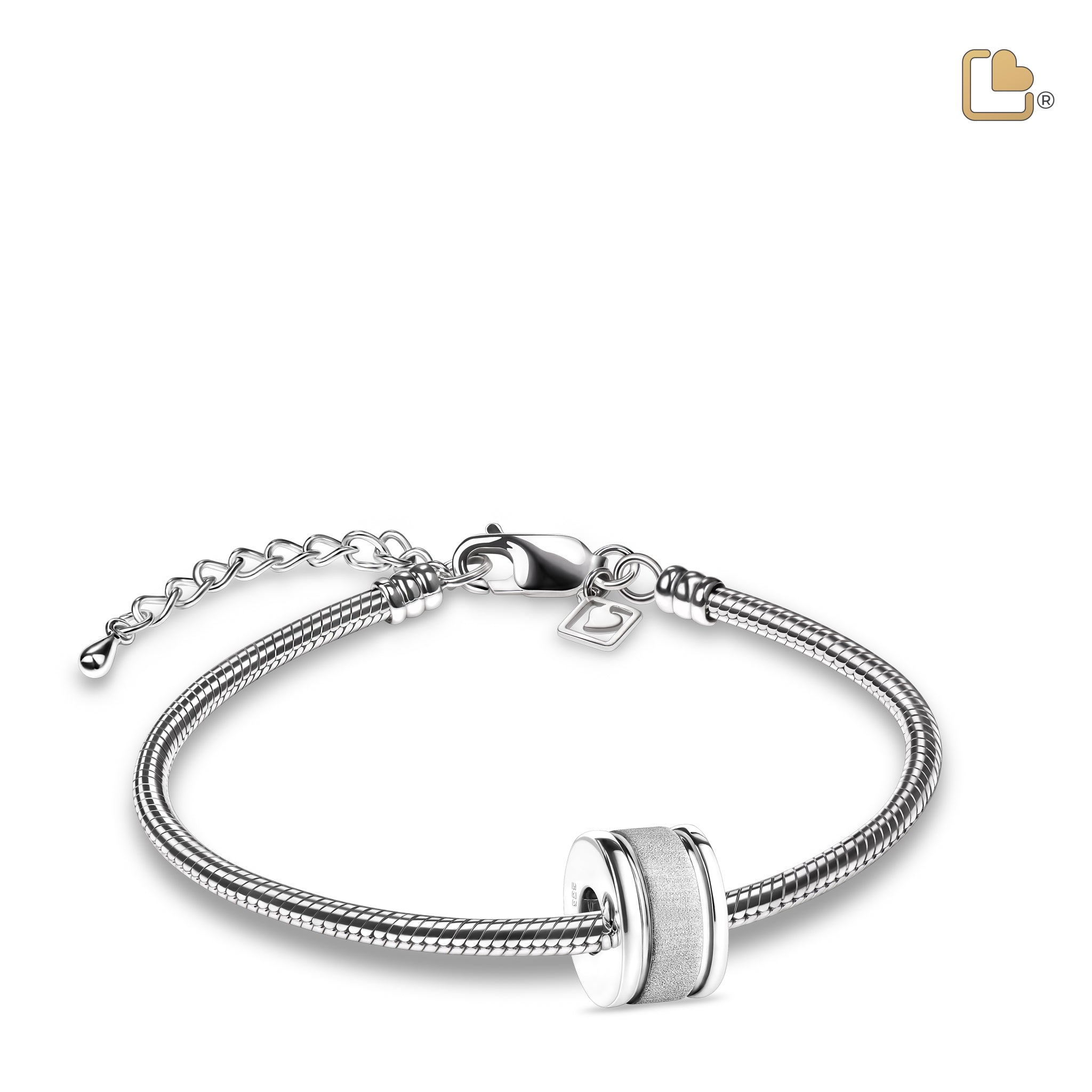 Omega Ashes Bead Bru Silver