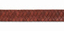 Large Clasp Leather Bracelet - Brown Strap in brown - Silver, Leather memorial jewellery