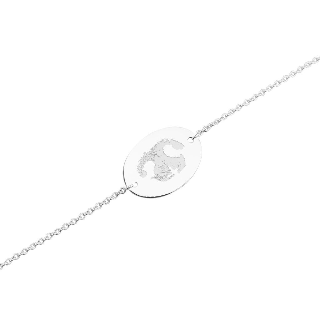 Oval Engraved Bracelet
