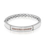 Gem Groove Bracelet in Silver - Silver memorial jewellery
