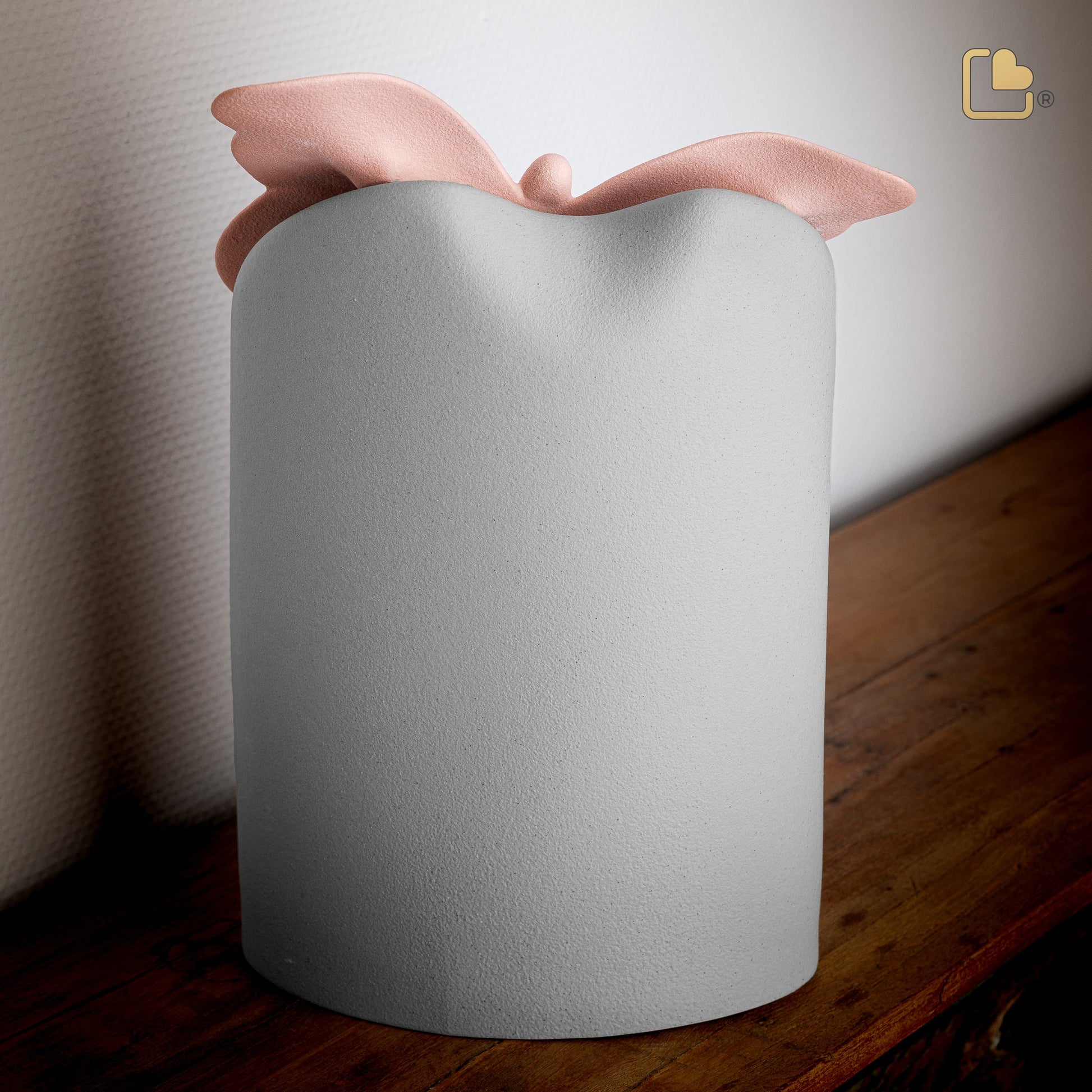 CA150   Paradise Butterfly Standard Adult Urn Silver Grey & Pink