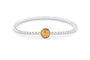 Plain Round Flexible Bracelet in DSC0891 Gold - Silver memorial jewellery