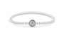 Plain Round Flexible Bracelet in DSC0891 Silver - Silver memorial jewellery