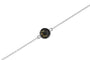 Round Chain Bracelet in DSC0902 Black - Silver memorial jewellery