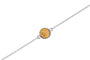 Round Chain Bracelet in DSC0902 Gold - Silver memorial jewellery