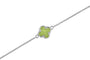 Clover Bracelet in DSC0907 Green - Silver memorial jewellery