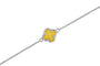 Clover Bracelet in DSC0907 Yellow - Silver memorial jewellery