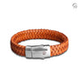 Embrace Braided Tan Leather Bracelet - ashes bracelet with sterling silver clasp