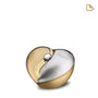 K1111   HeartFelt Keepsake Urn Bru Gold w/Crystal