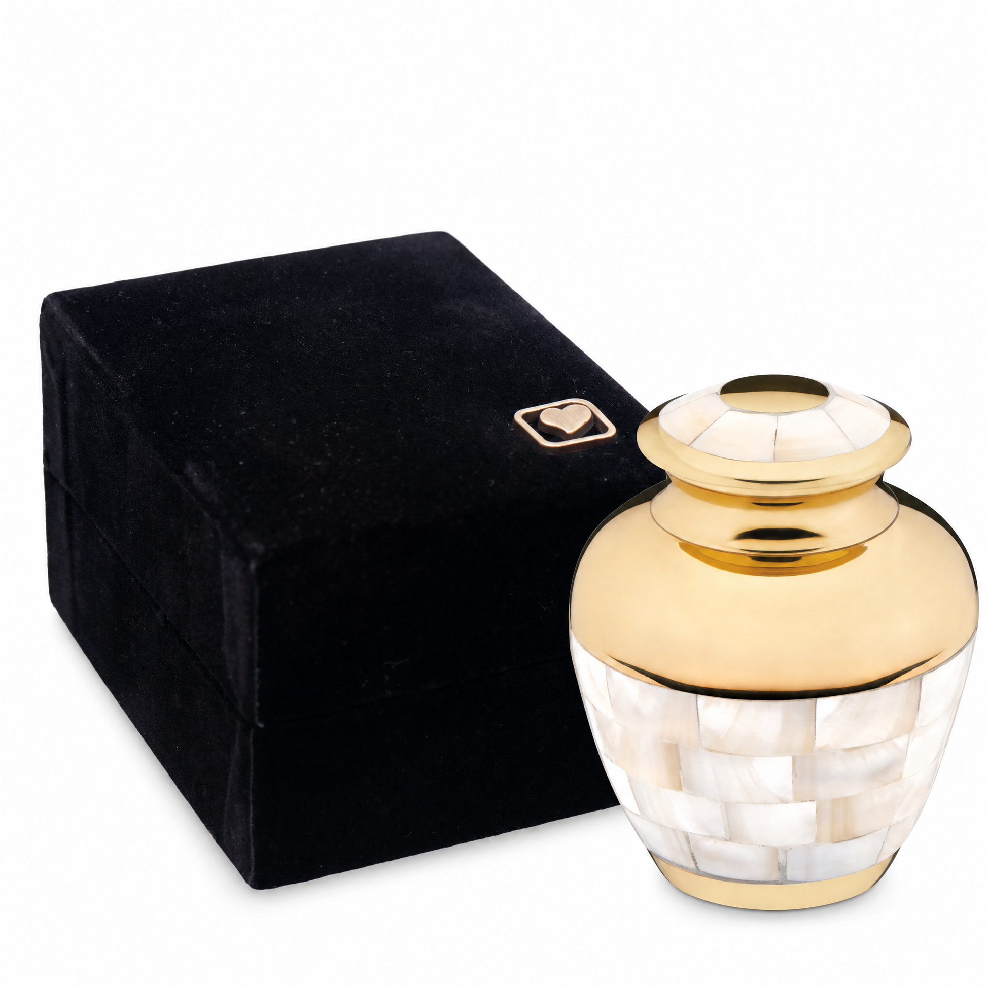 Mother of Pearl™ Keepsake Urn Pol Gold