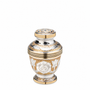 Elegant™ Floral Keepsake Urn Pol Silver