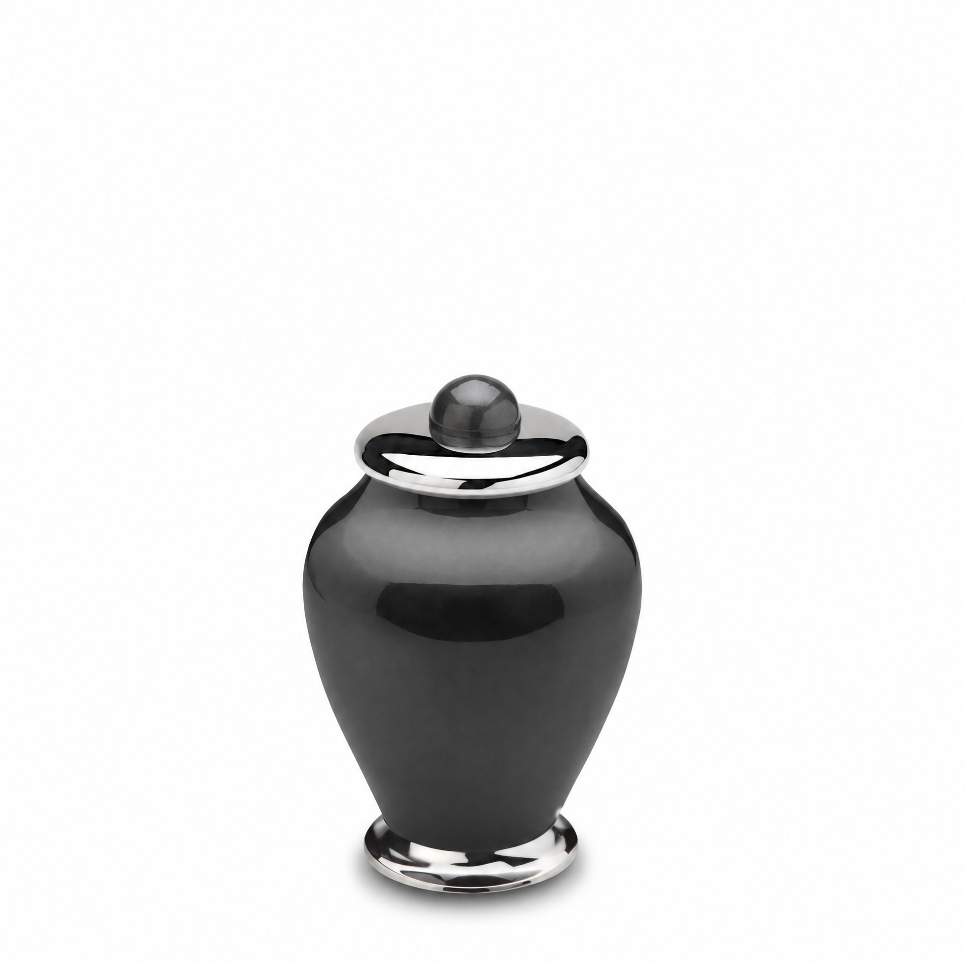 Simplicity Keepsake Urn Midnight & Pol Silver