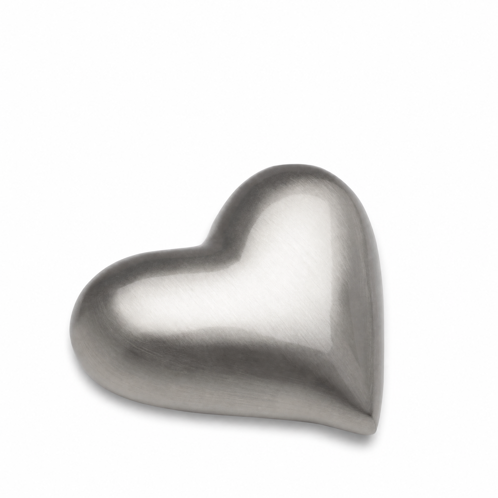 Heart Keepsake Urn Bru Pewter