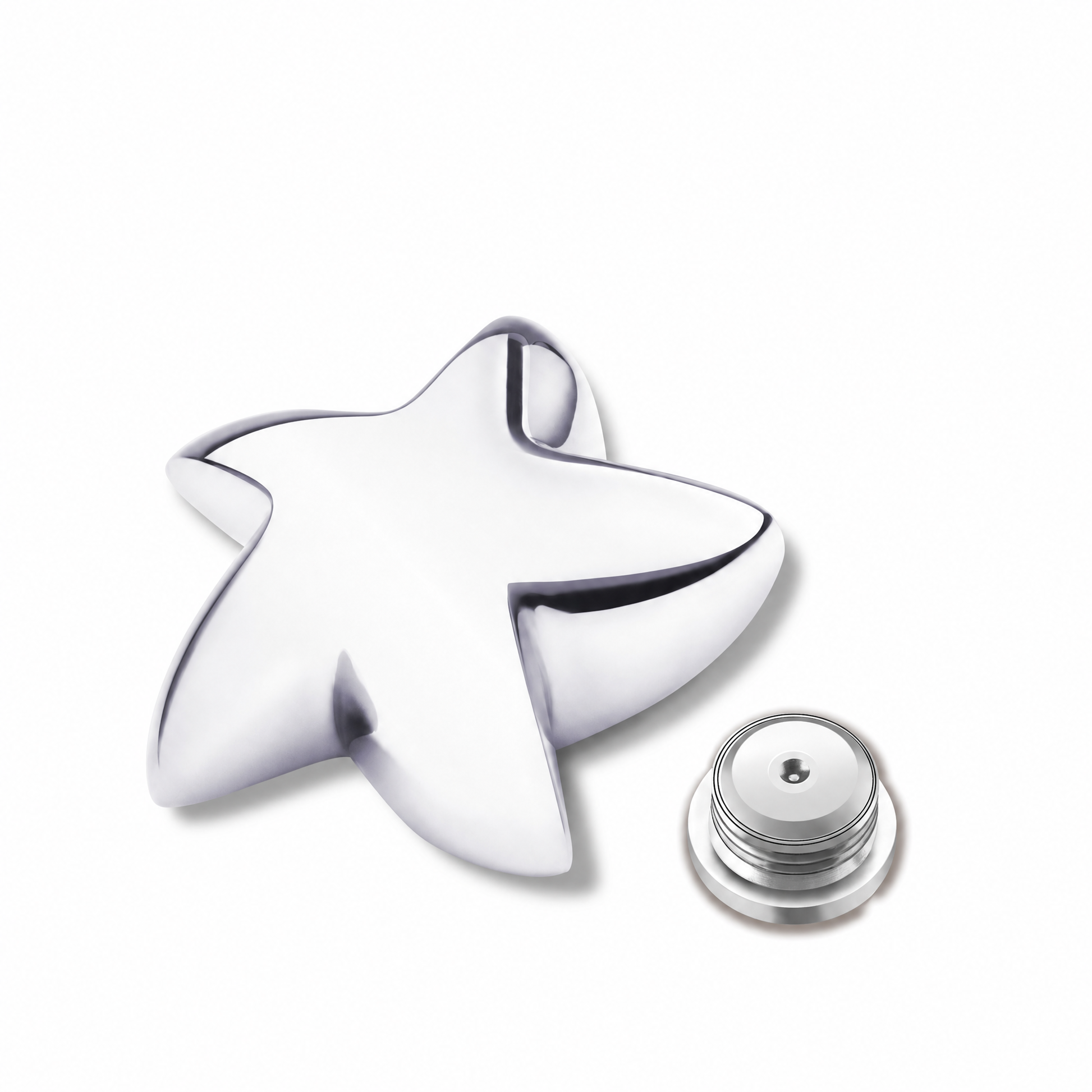 Angelic Star Keepsake Urn Pol Silver