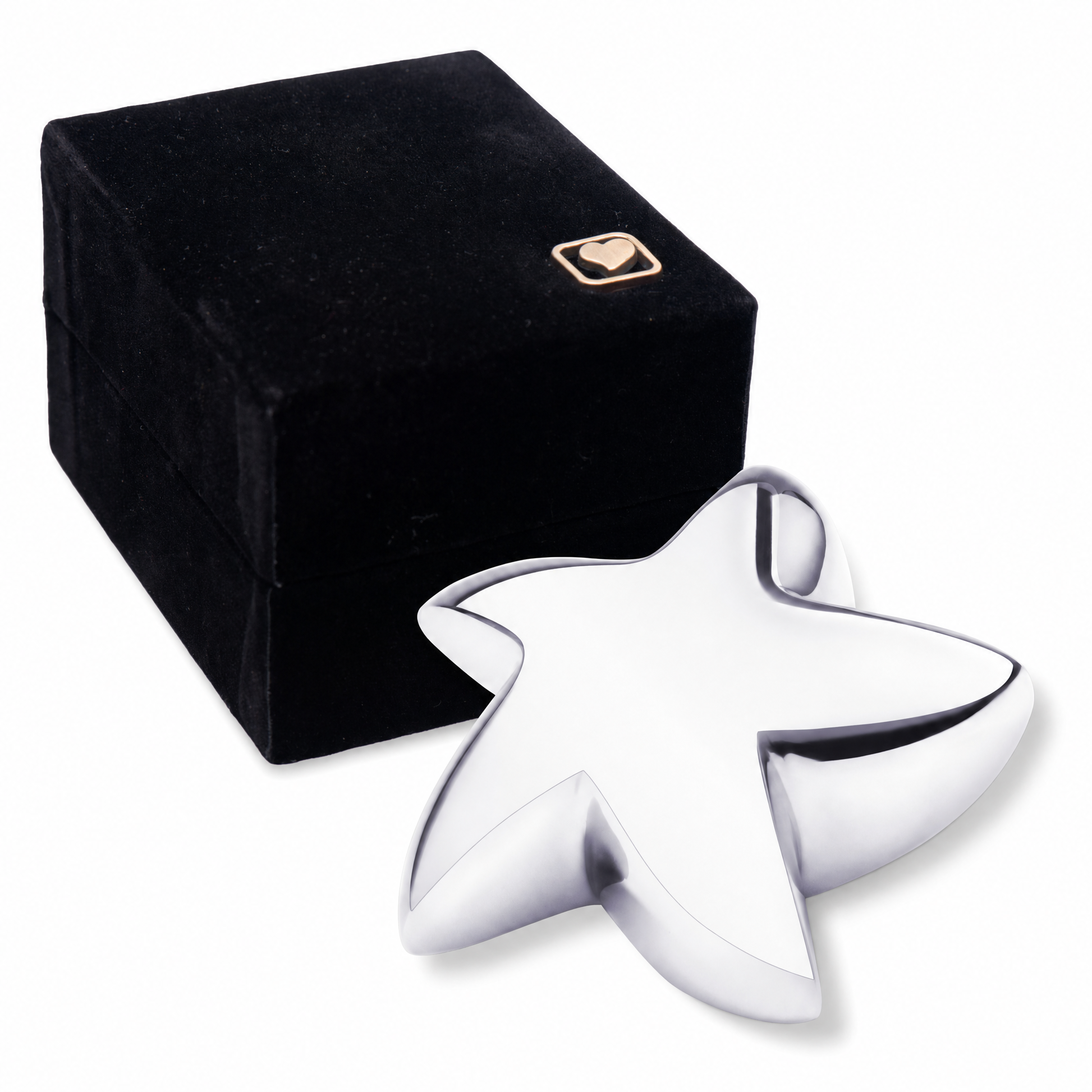 Angelic Star Keepsake Urn Pol Silver