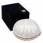 Shell™ Keepsake Urn Pearl White & Bru Gold