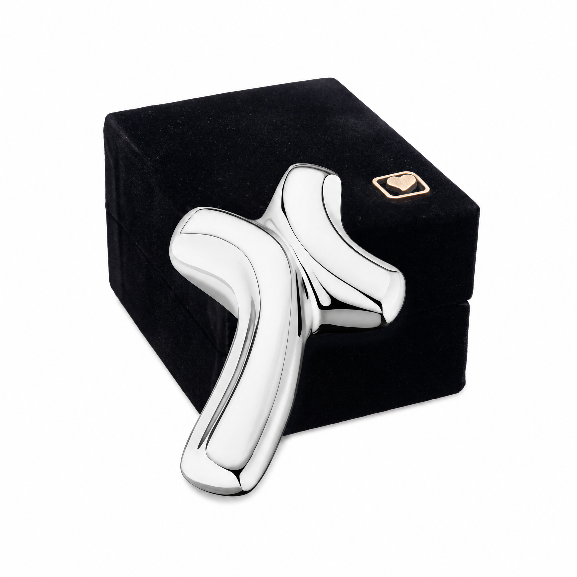 ComfortCross™ Keepsake Urn Pol Silver