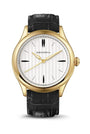 Lux Gold memorial watch — black strap