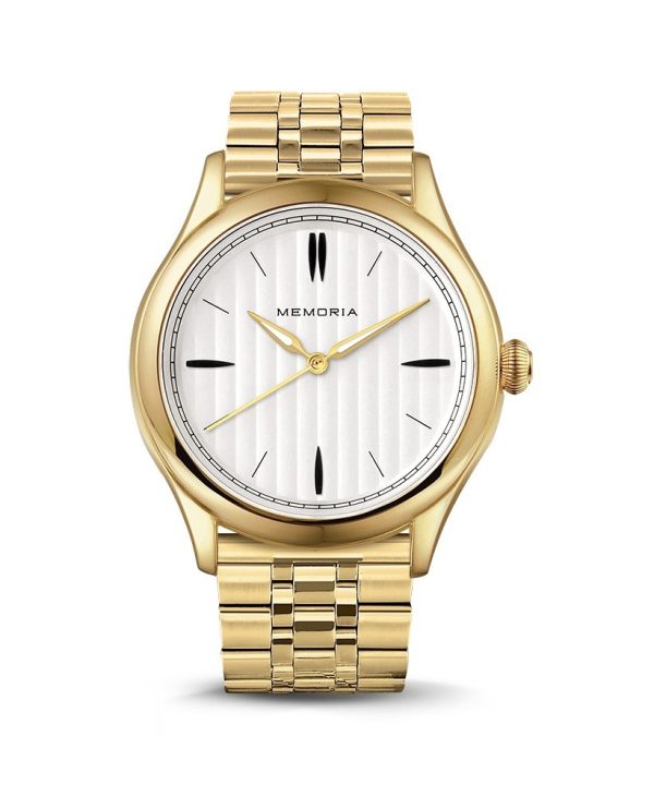 Lux Gold memorial watch — gold strap
