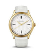 Lux Gold memorial watch — white strap