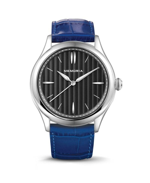 Lux Night memorial watch — ocean strap