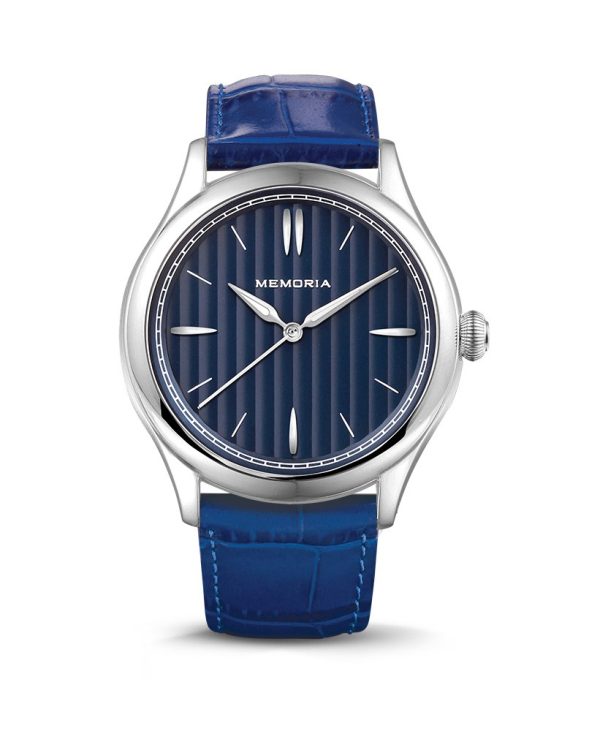 Lux Sky memorial watch — ocean strap