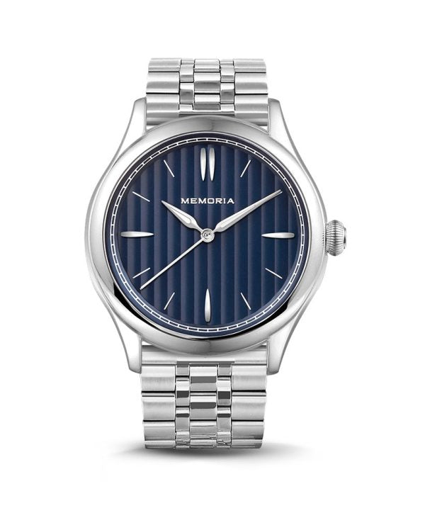 Lux Sky memorial watch — steel strap