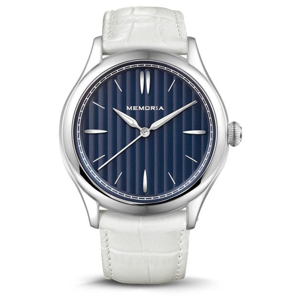 Lux Sky memorial watch — white strap