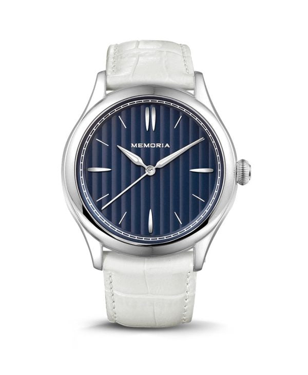 Lux Sky memorial watch — white strap