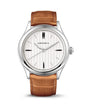 Lux Snow memorial watch — cognac brown strap