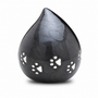 LoveDrop™ Pet Urn Pearl Midnight & Bru Pewter