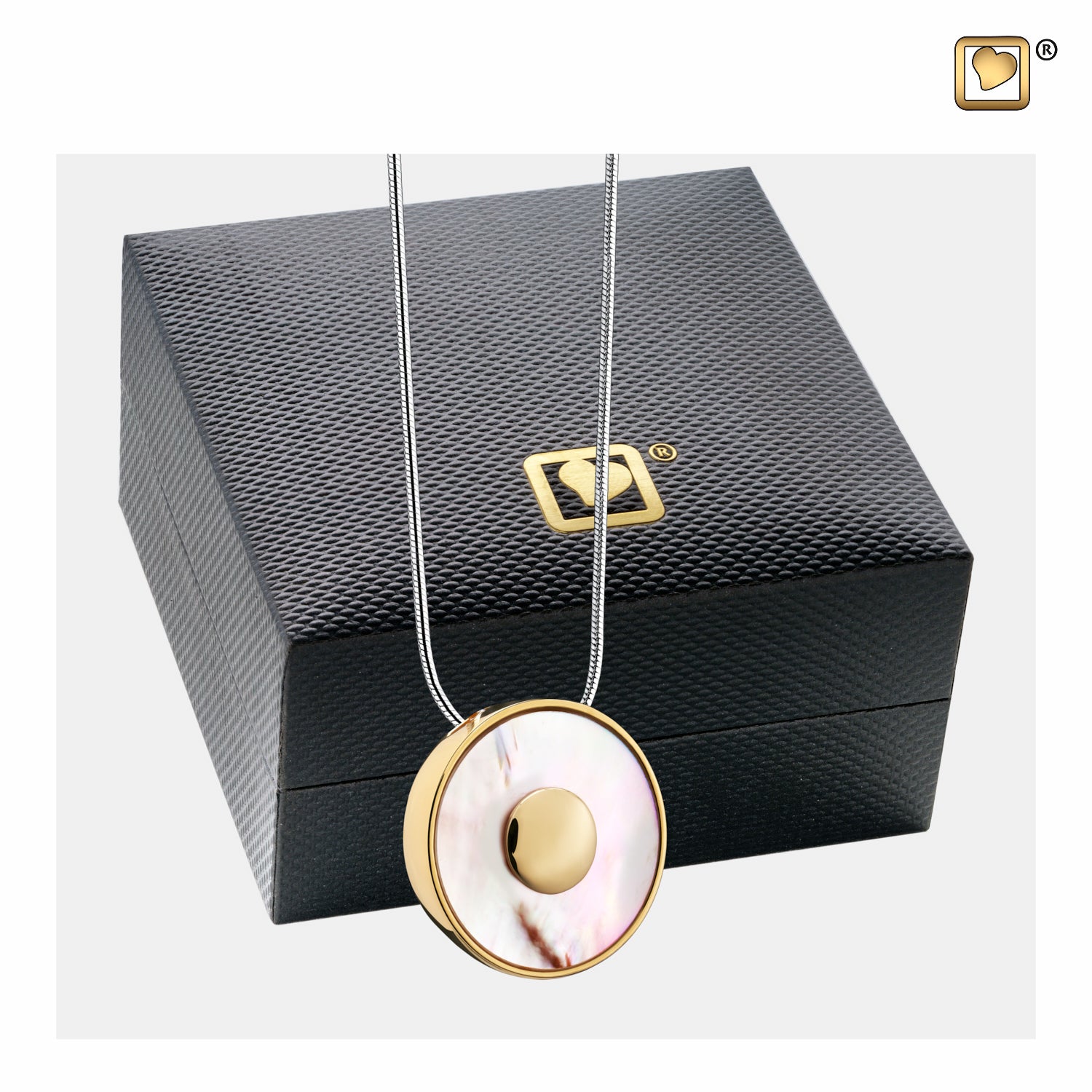 Mother of Pearl Pendant Gold Vermeil