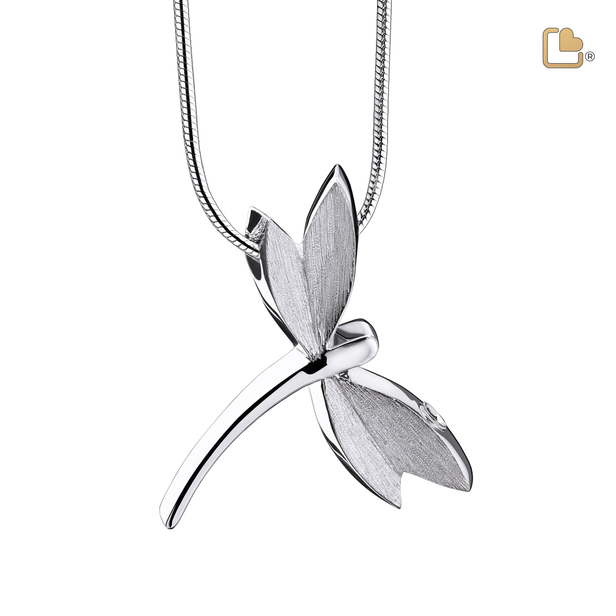 DragonFly Ashes Pendant Pol & Bru Silver