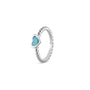Bubble Band Heart Ring