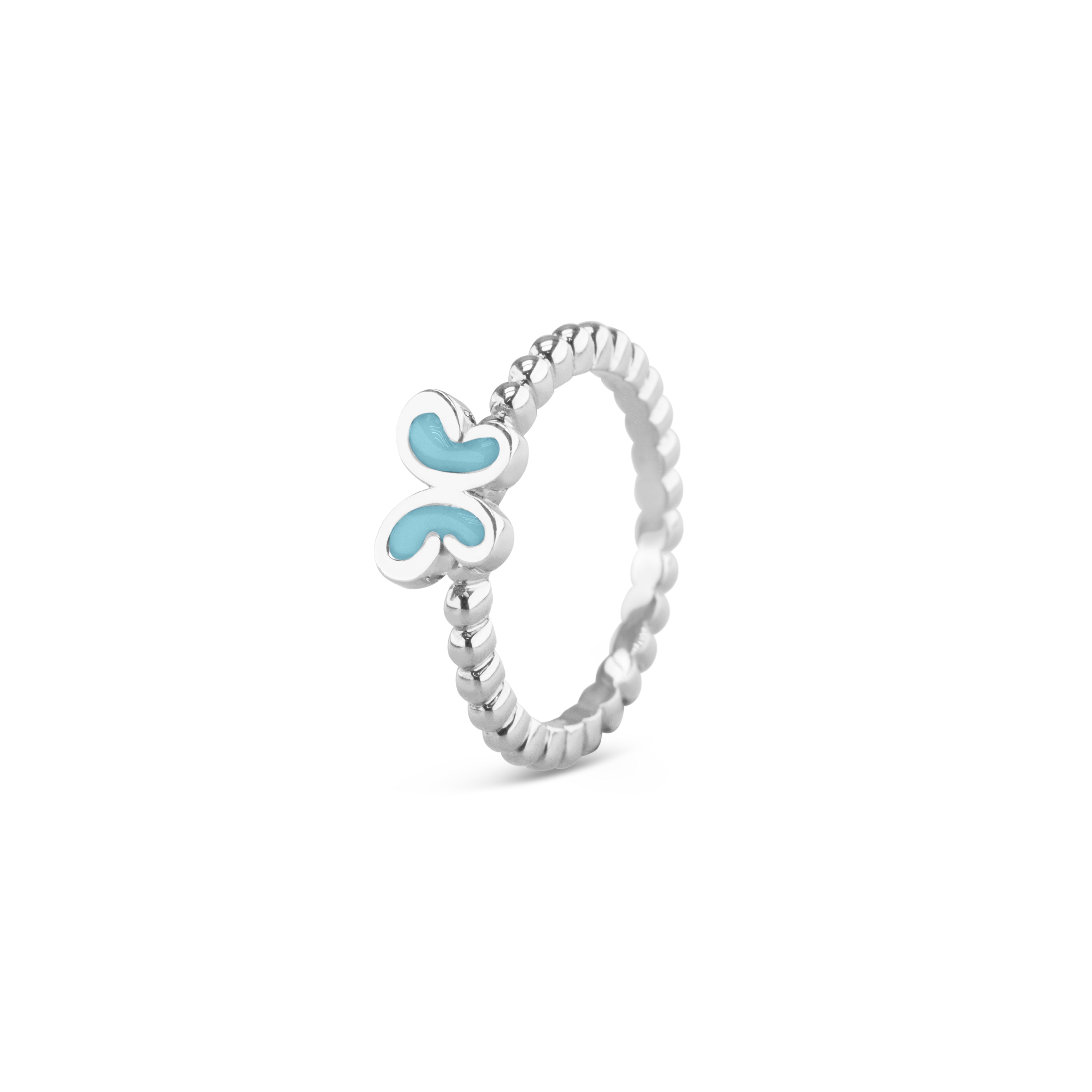 Bubble Band Butterfly Ring