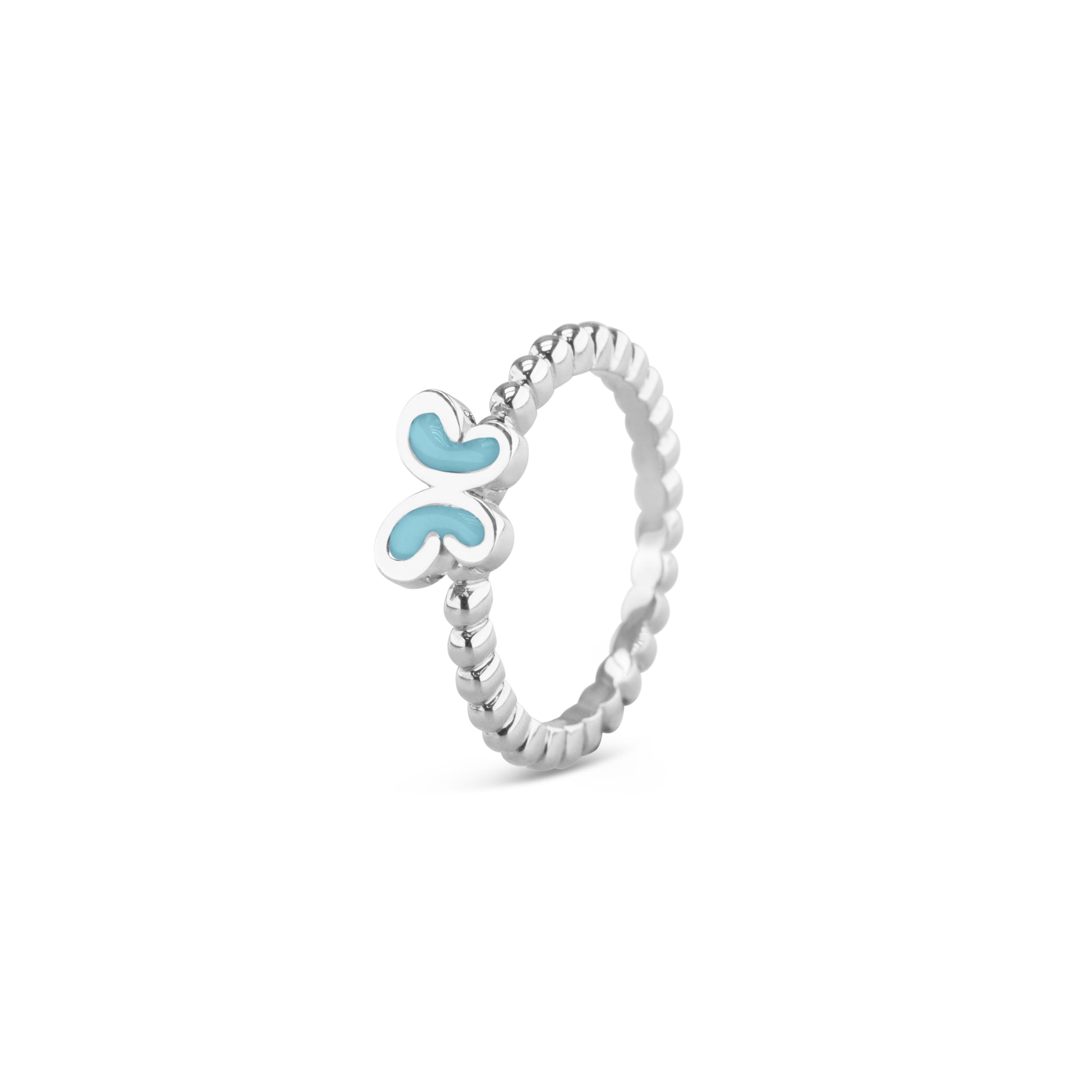 Bubble Band Butterfly Ring