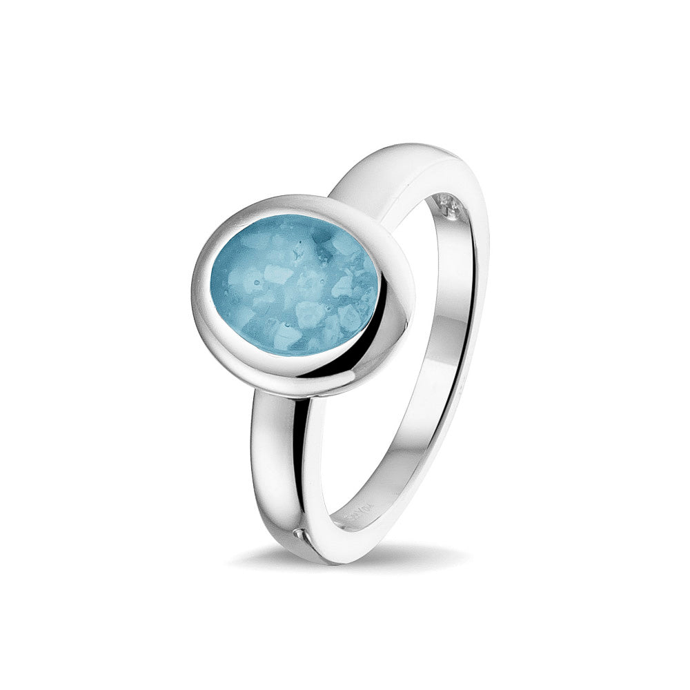 Oval Head Polished Ring