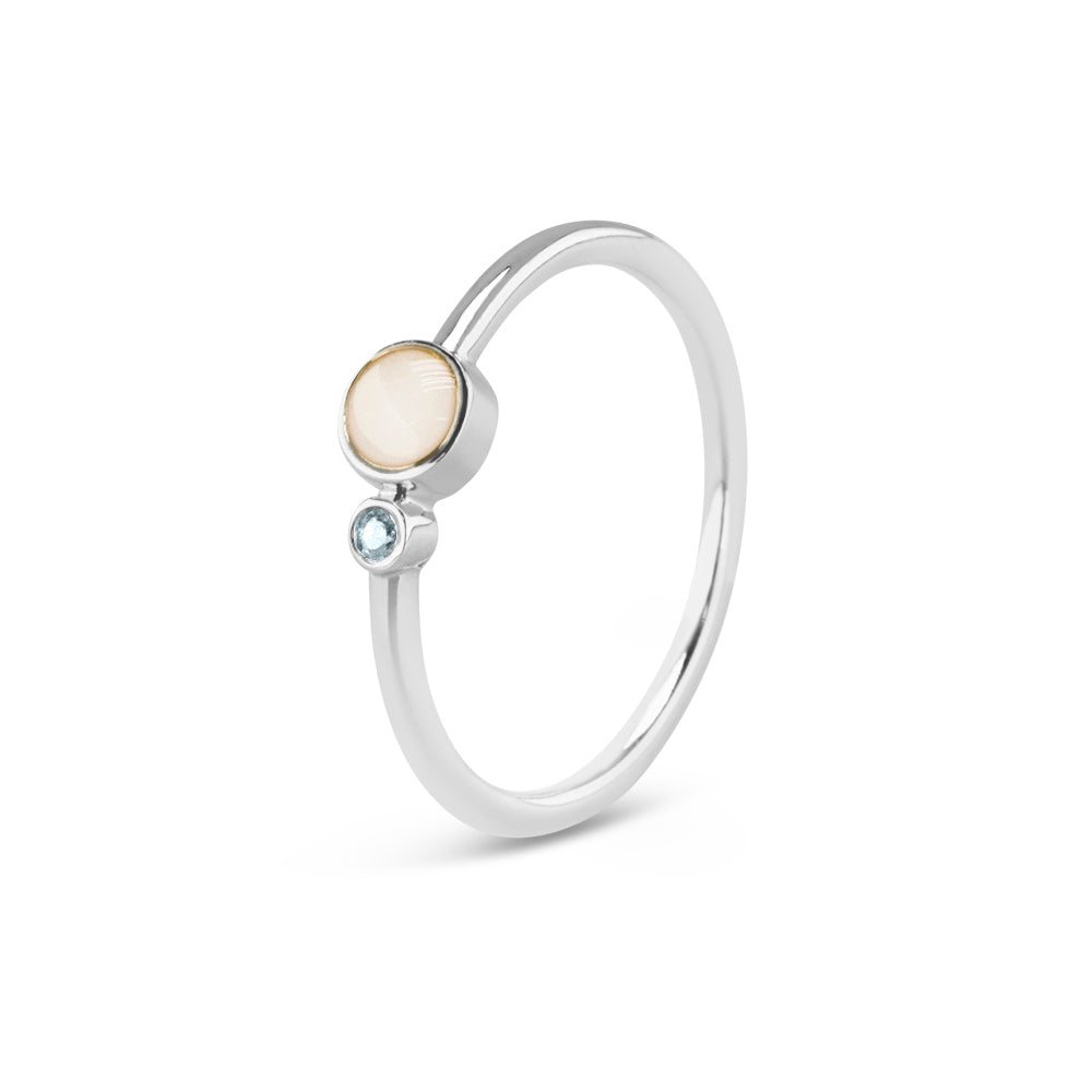 Single Band Birthstone Ring