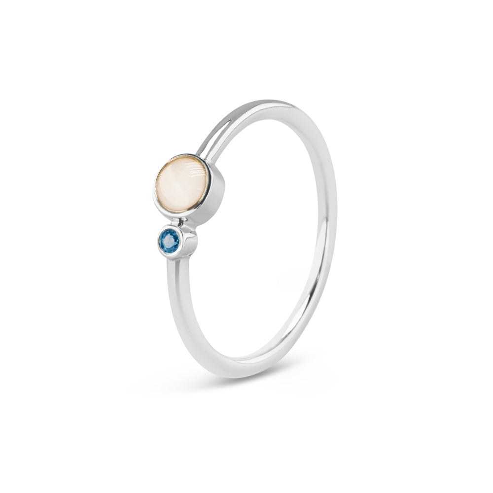 Single Band Birthstone Ring