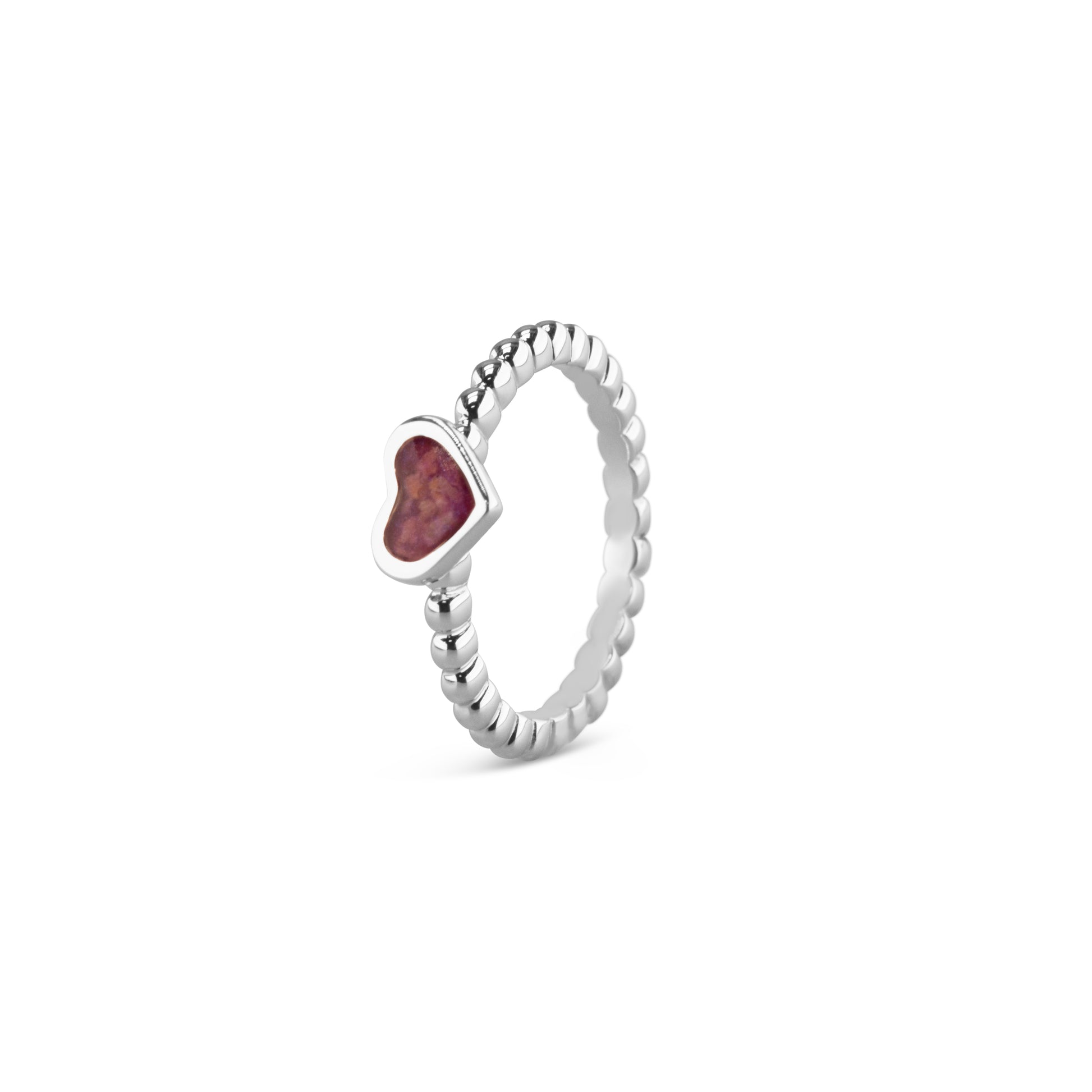 Bubble Band Heart Ring
