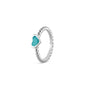Bubble Band Heart Ring