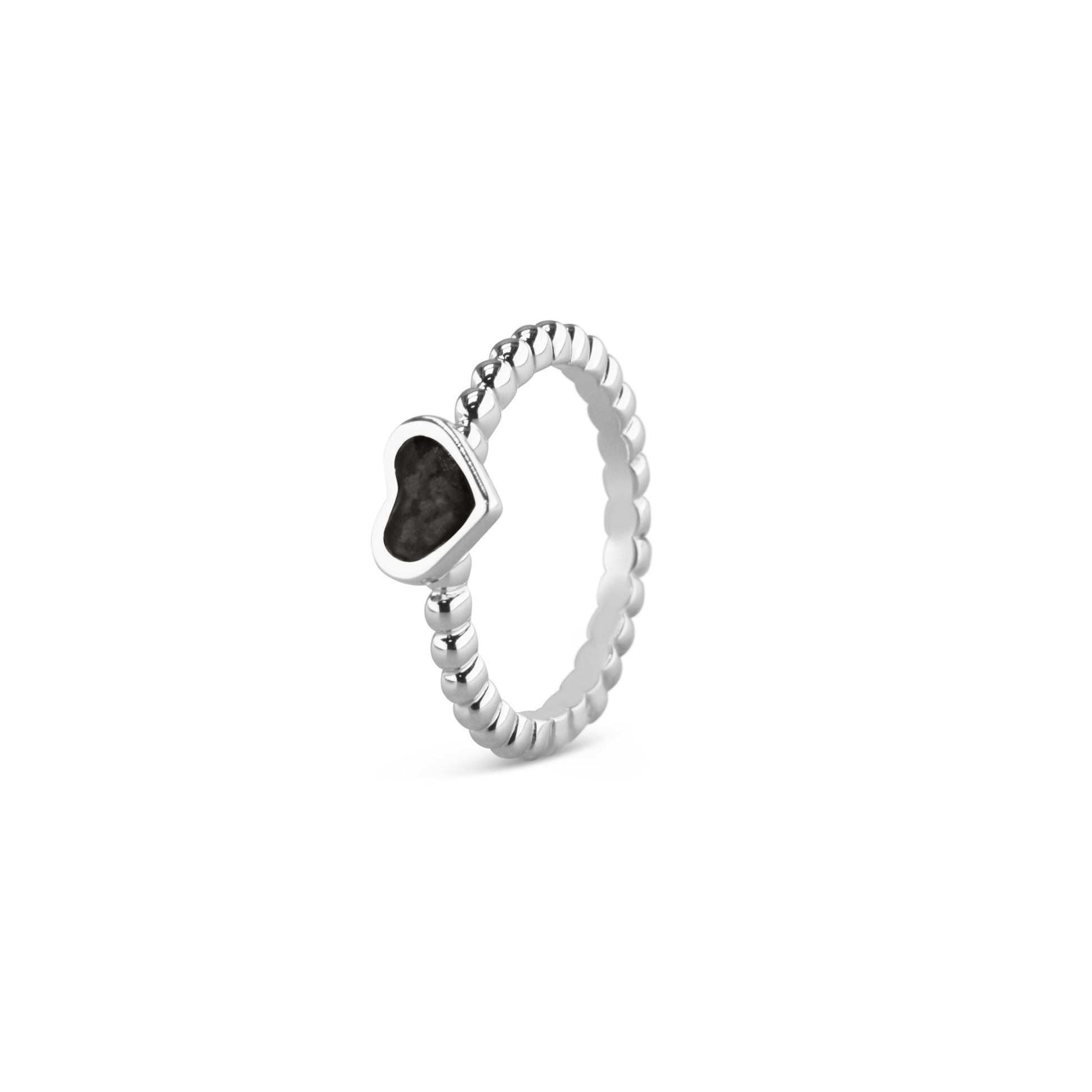 Bubble Band Heart Ring