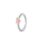 Bubble Band Heart Ring