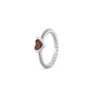Bubble Band Heart Ring