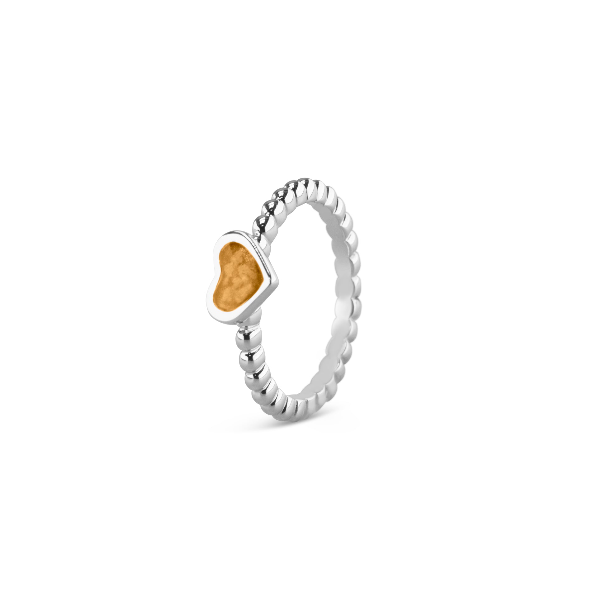 Bubble Band Heart Ring